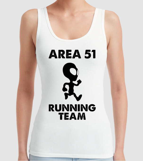 Storm area 51 running team black model alb pe tricou