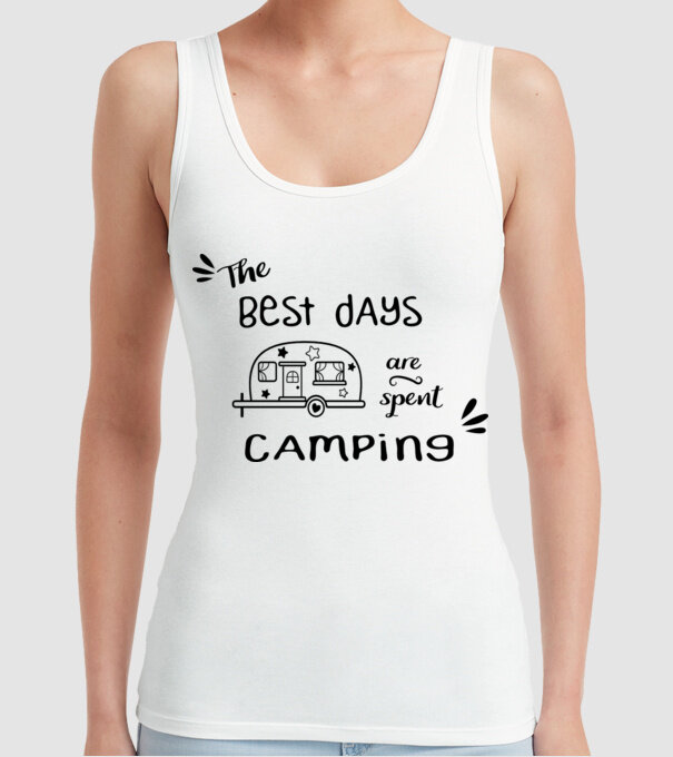 The best days model alb pe tricou