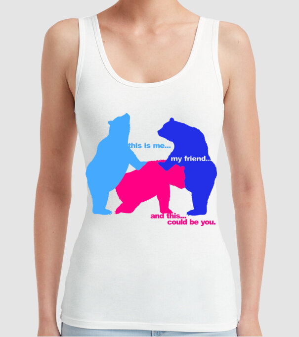 This is me... model alb pe tricou