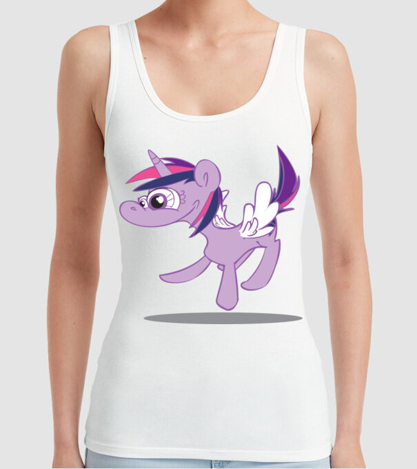 ugly my little pony model alb pe tricou