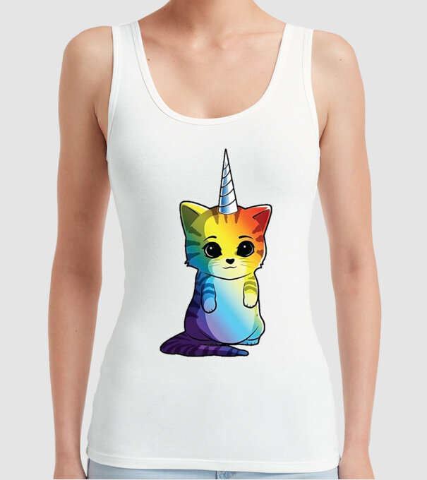 Unicat model alb pe tricou