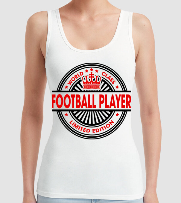 World class FOTBALIST model alb pe tricou