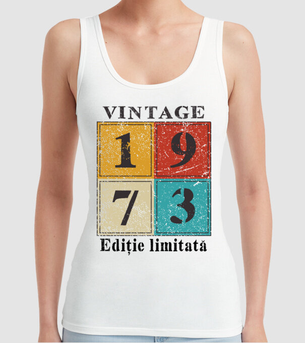 1973 - Ediție limitată model alb pe tricou