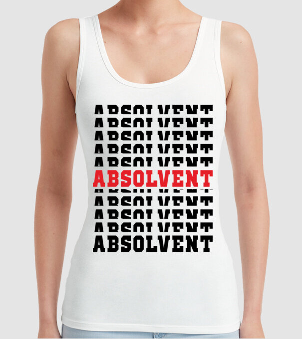 absolvent 2022 model alb pe tricou