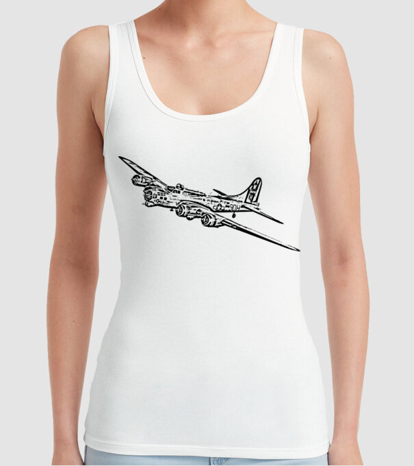 Avioane model alb pe tricou