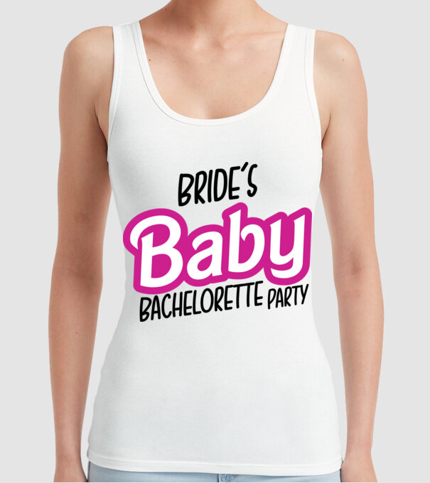 Bride Barbies baby model alb pe tricou