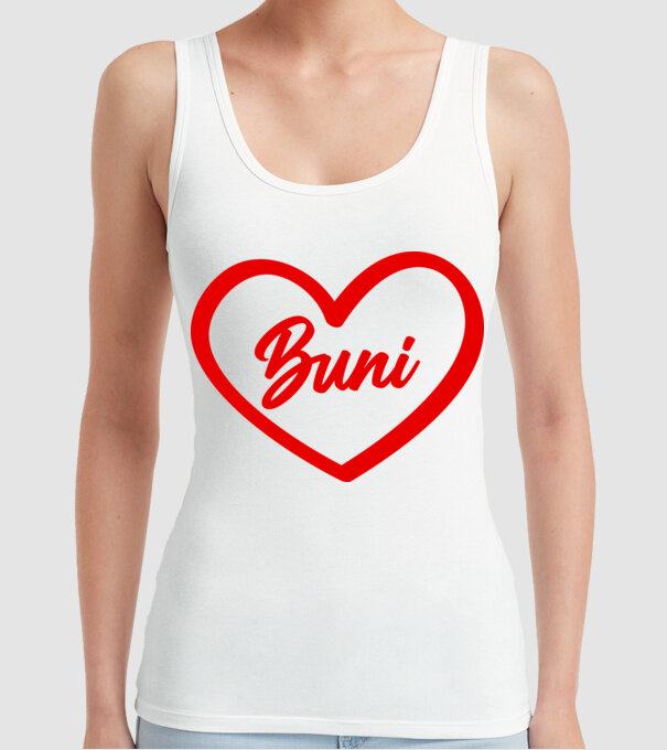 Buni model alb pe tricou