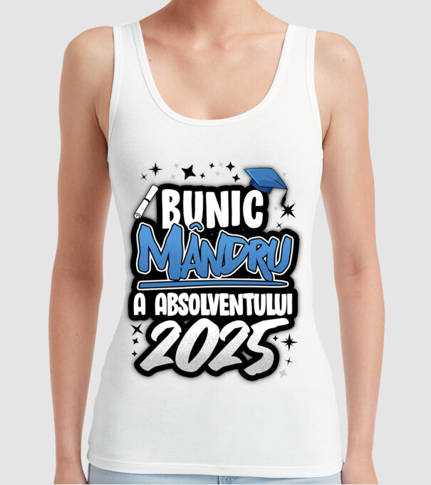 Bunic MÂNDRU a absolventului model alb pe tricou