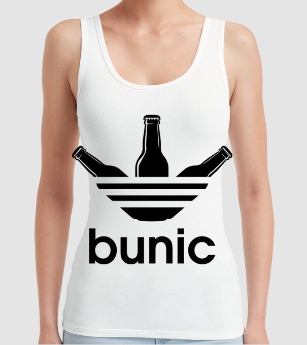 Bunicdidas model alb pe tricou