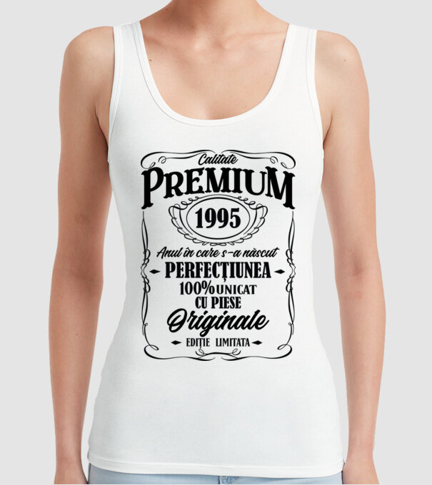 calitate premium -1995 - anul în care s-a născut - perfecțiunea - 100% unicat, cu piese originale, ediție limitată model alb pe tricou