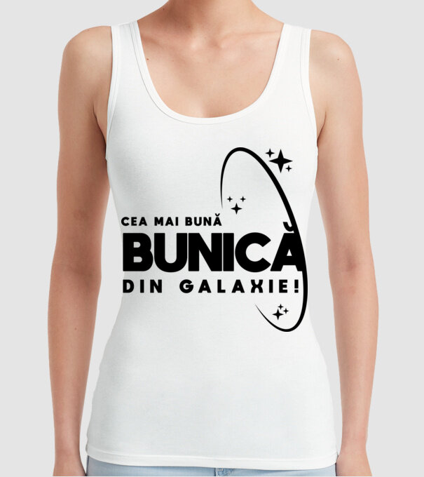 Cea mai bună mamă din Galaxie! model alb pe tricou