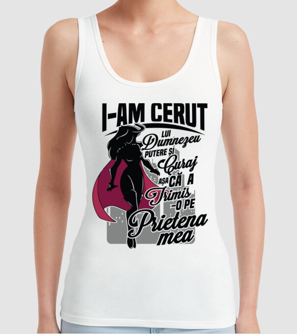 I-am cerut lui Dumnezeu putere și curaj - așa că a trimis-o pe prietena mea model alb pe tricou