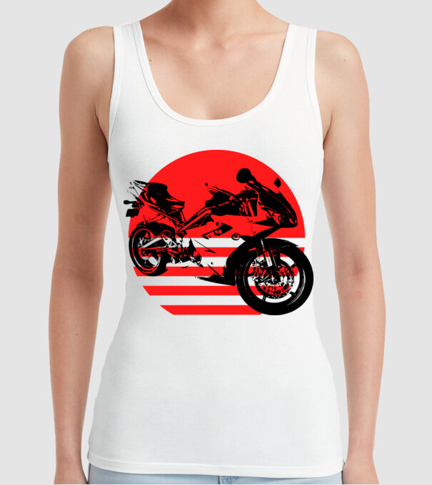 Katana model alb pe tricou