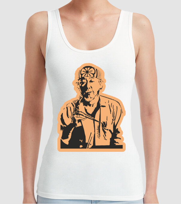 Mister miyagi cobra kai model alb pe tricou