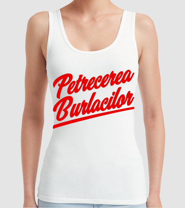 petrecerea burlăcițelor model alb pe tricou