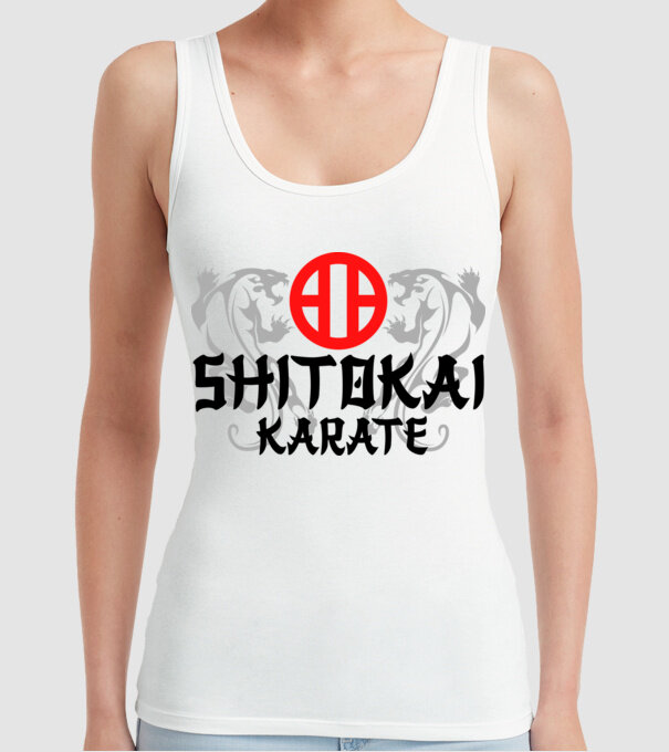 Shitokai Karate model alb pe tricou