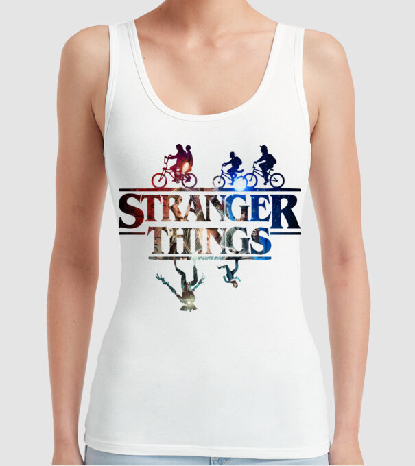 stranger things quote poster2 model alb pe tricou