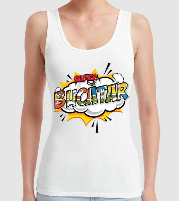 Super Bucătar model alb pe tricou