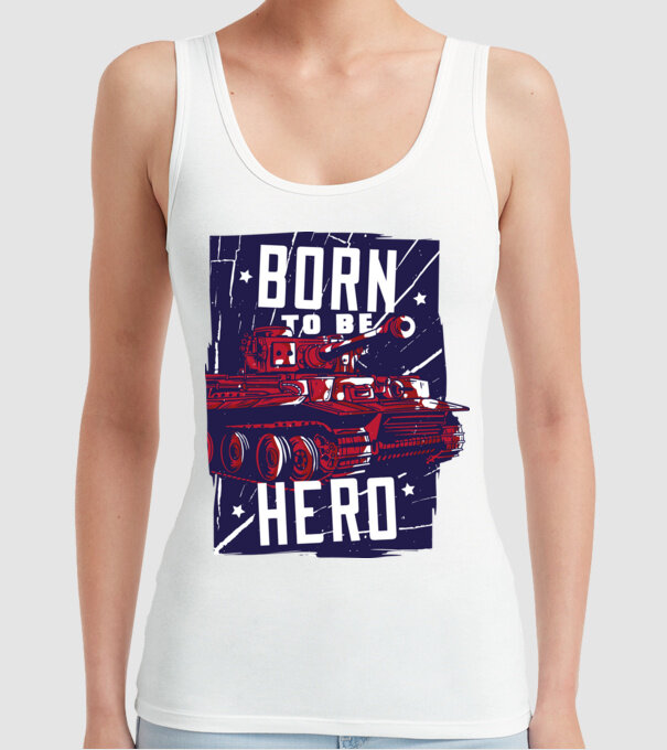 Tancuri model alb pe tricou