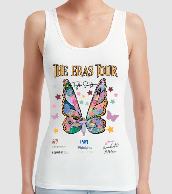 Taylor Swift eras fairy model alb pe tricou
