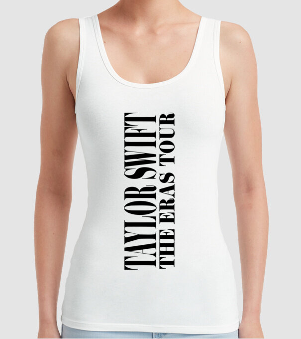 Taylor Swift Eras tour back 2 model alb pe tricou