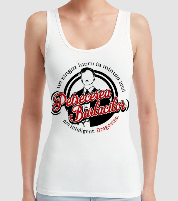 Un singur lucru ia mintea unui om inteligent model alb pe tricou