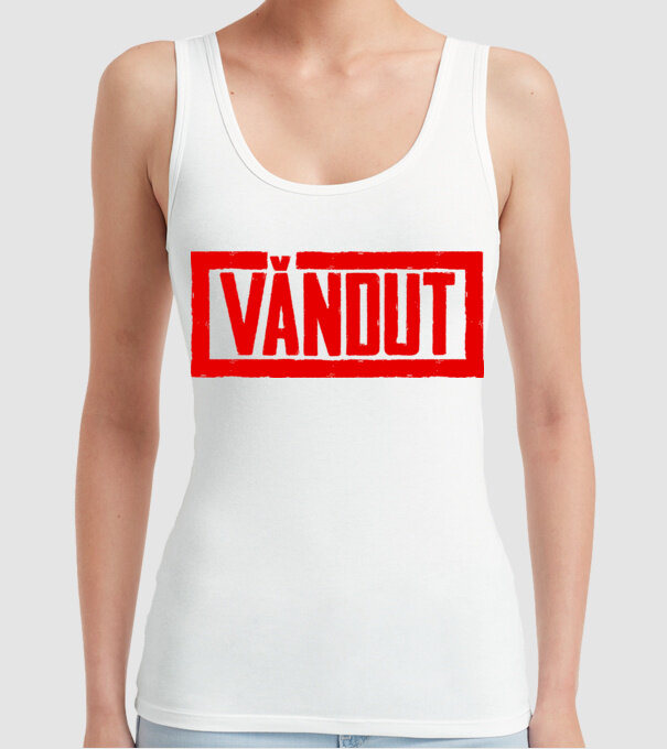 vândut model alb pe tricou