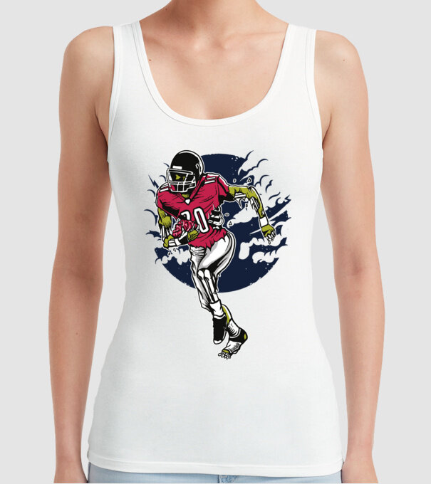Zombie Player model alb pe tricou