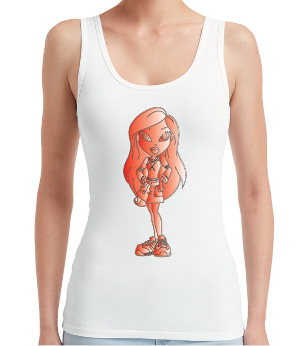  model  pe tricou