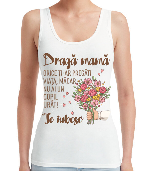 model  pe tricou