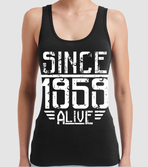 Alive since 1959 model negru pe tricou