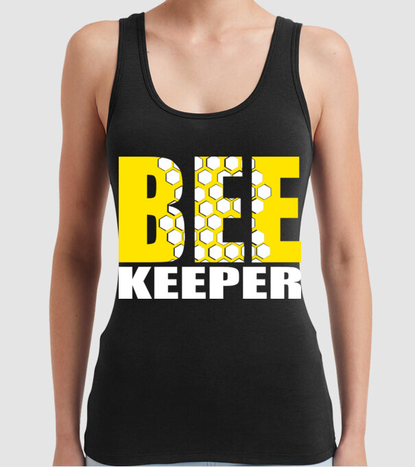 BeeKeeper model negru pe tricou
