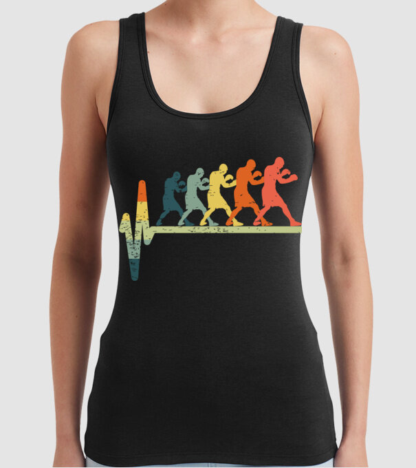 Box EKG model negru pe tricou