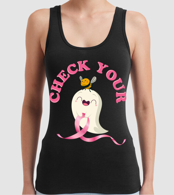 Check your boo-bees model negru pe tricou