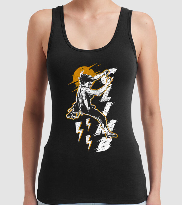 CLIMB retro model negru pe tricou