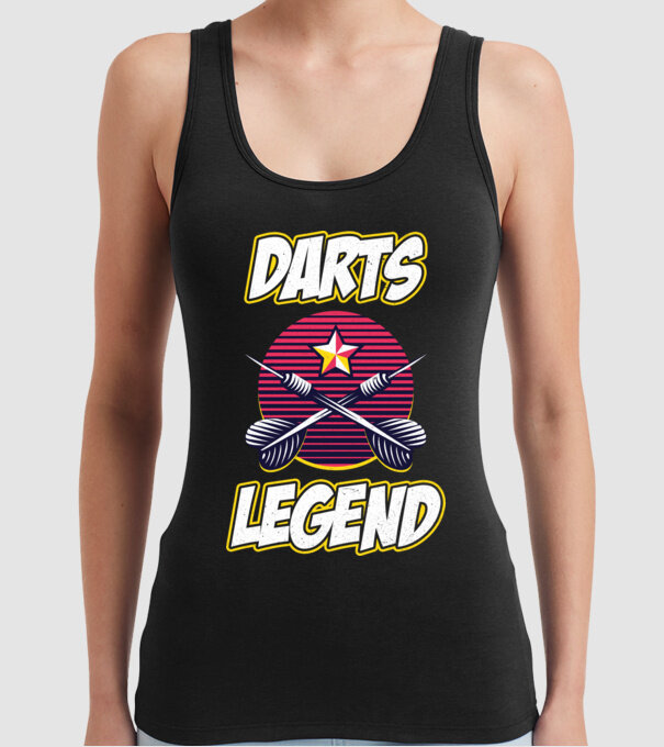 Darts legend model negru pe tricou