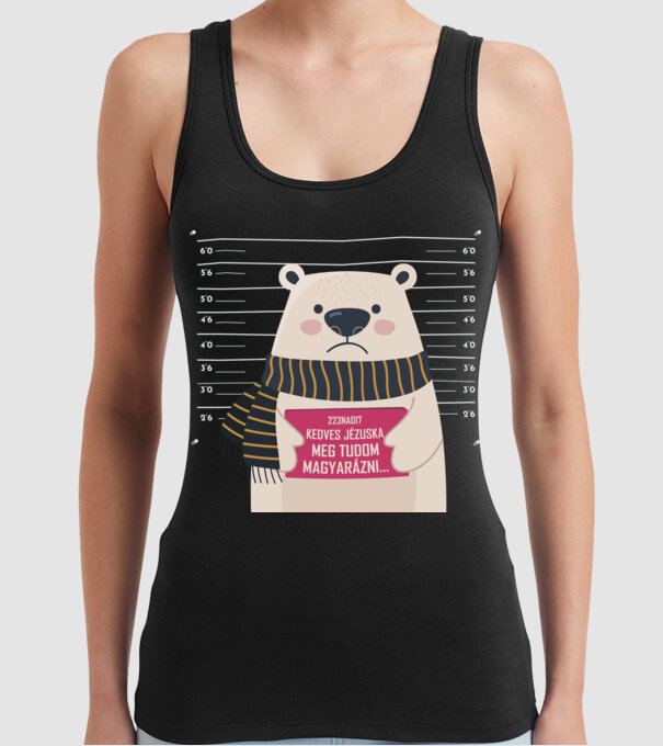 DearSanta model negru pe tricou