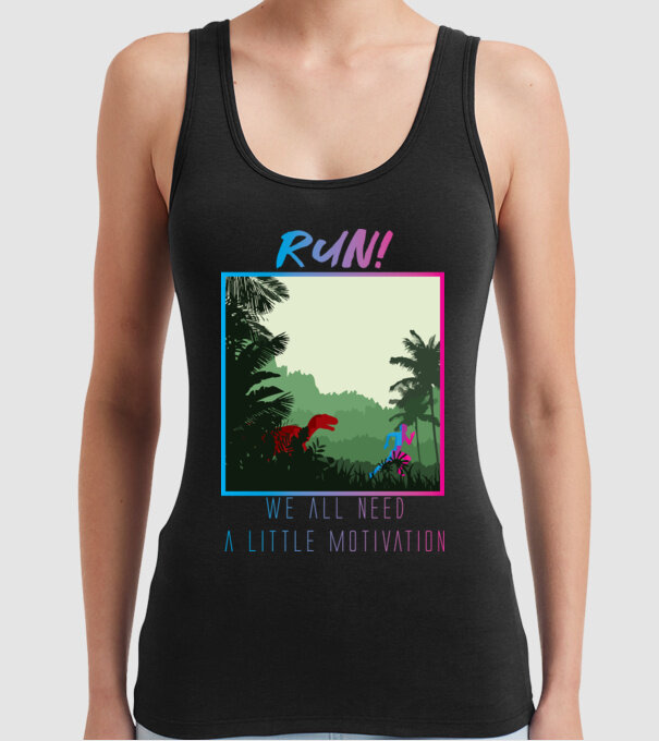 Dire Motivation - Teribil de motivat model negru pe tricou