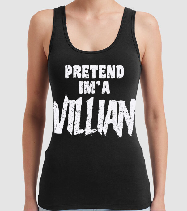 Villian carnaval model negru pe tricou