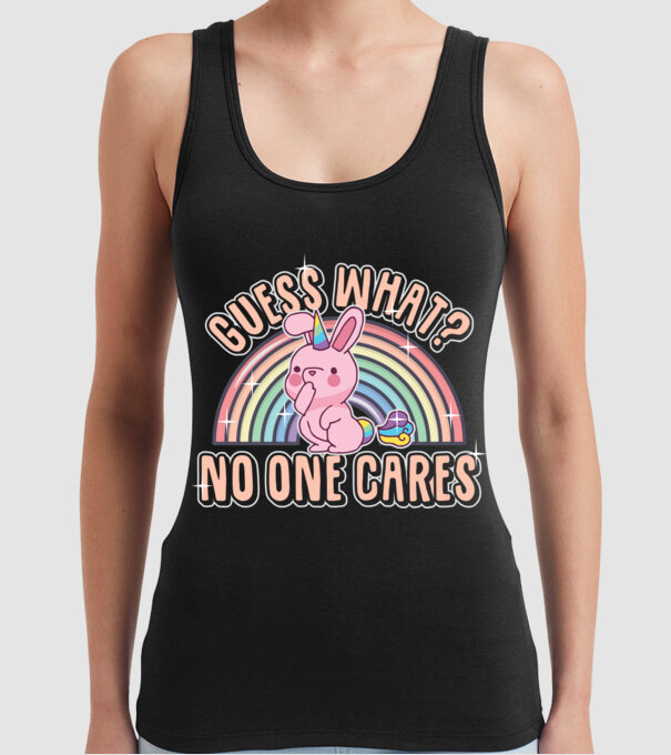 Guess what iepure-unicorn model negru pe tricou