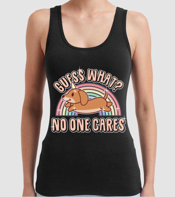 Guess what teckel model negru pe tricou
