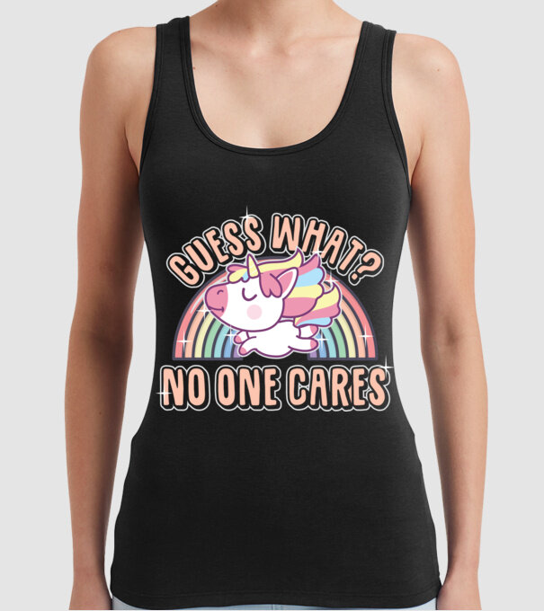 Guess what Unicorn model negru pe tricou