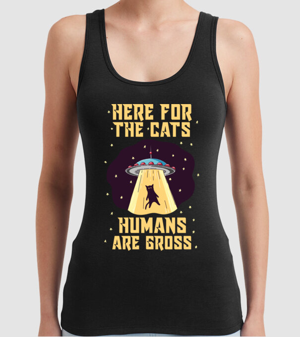 Here for the cats model negru pe tricou
