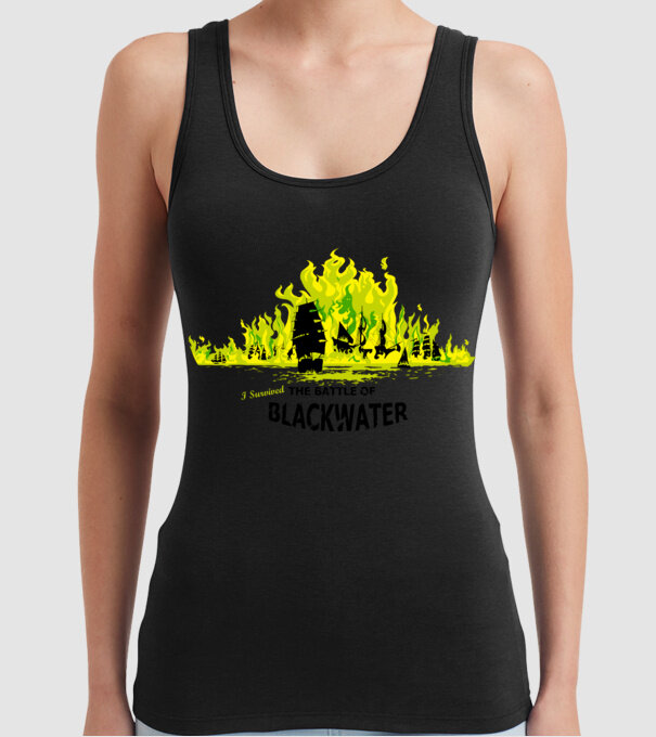 I Survived The Battle of Blackwater model negru pe tricou