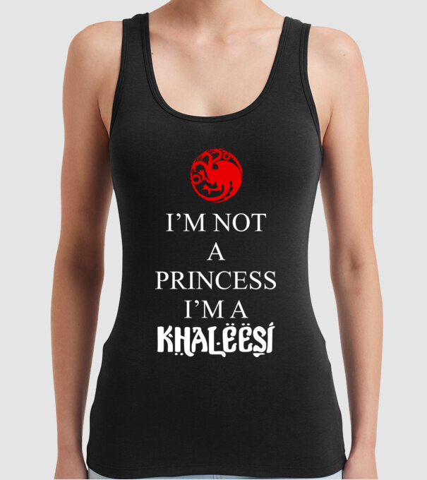 khaleesi model negru pe tricou