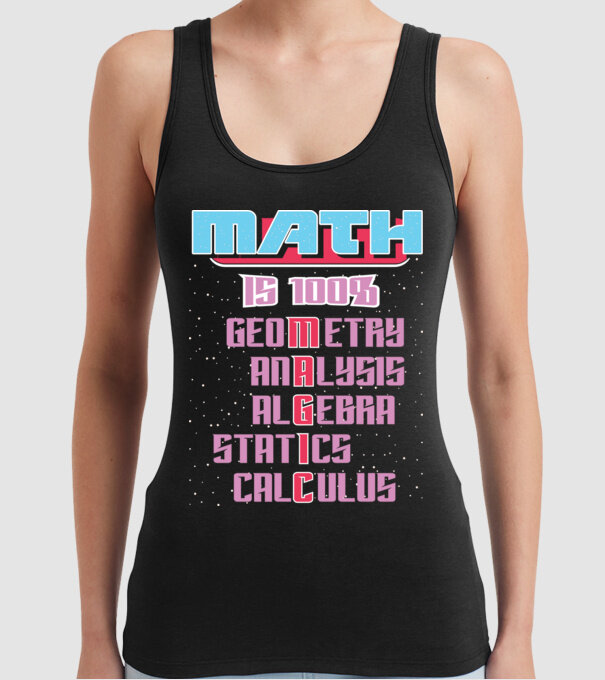 Math magic retro model negru pe tricou