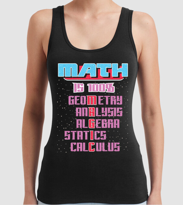 MATH magic retro prespălat model negru pe tricou
