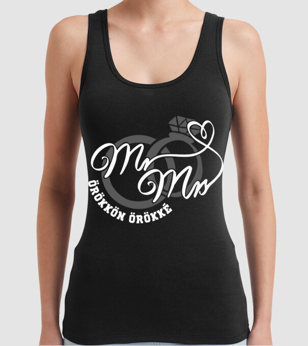 pentru totdeauna model negru pe tricou