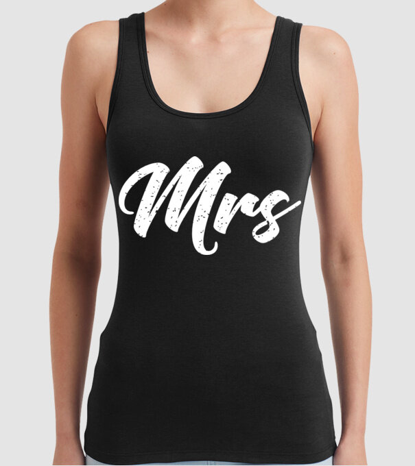 Mrs 1 model negru pe tricou