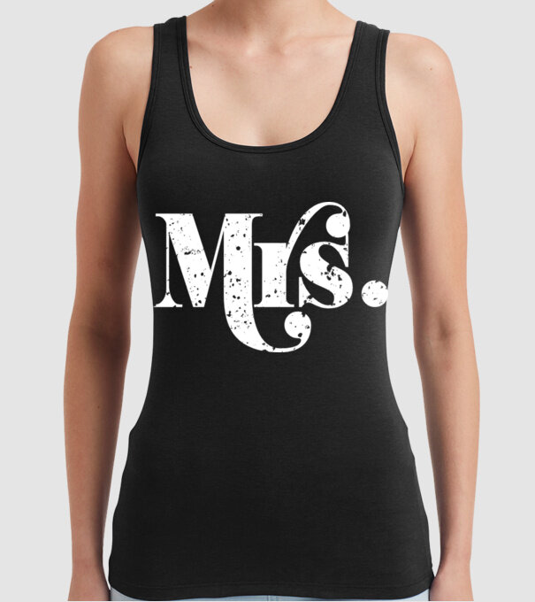 Mrs 2 model negru pe tricou